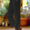 280720266a67fcf9796bd.png Kadın Beli Lastikli Bağcıklı Cep Ve Pantolon Ucu Güpür Detaylı Pantolon