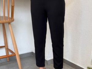 Kadın üste Oturan Paçası Bilek üzerinde Biten Atlas Kumaş Pantolon 36 (S) - 48 (4XL)